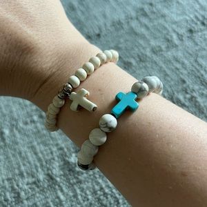 2 Cross Bracelets